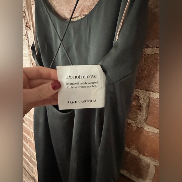 Fame and Partners Andromeda Dress in Charcoal - Picture 13 of 15